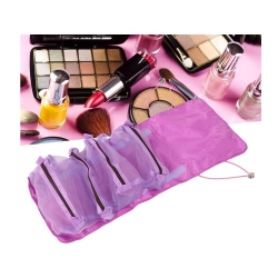 Kosmetyczka turystyczna podróżna roll funkcjonalna suwak 4 w 1 na kosmetyki