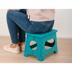 Taboret składany plastikowy stołek kuchenny podnóżek podręczny wytrzymały