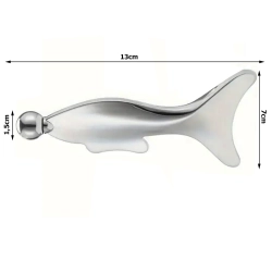 Masażer metalowy płytka do masażu kulkowy kulka do ciała zimny nierdzewny