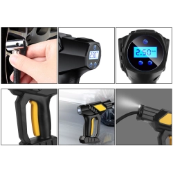 Kompresor samochodowy sprężarka pompka do opon akumulatorowa przenośna