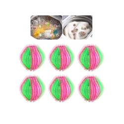 Kule do prania antykłaczki 6 sztuk kulki piorące