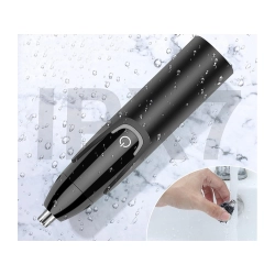 Trymer do nosa uszu depilator włosów golarka stylizacja brody brwi 3w1 aku