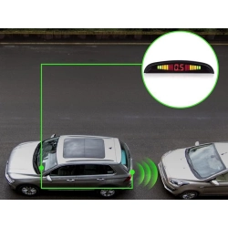Czujniki parkowania cofania tył zestaw 4x sensor wyświetlacz lcd