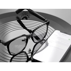 Inteligentne okulary bluetooth z nakładką głośnikami odbieranie połączeń