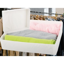 Organizer na ubrania odzież bieliznę do szuflady szafy biały uniwersalny