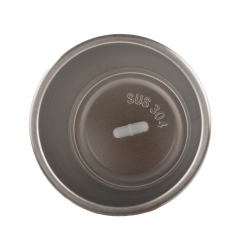 Kubek samomieszający 350ml stalowy termos na zimne i gorące smycz usb