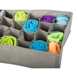 Organizer na bieliznę skarpety do szuflady szafy 24 przegrody pojemnik