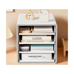 Szuflady na dokumenty4 szufladki organizer półki na biurko przybornik