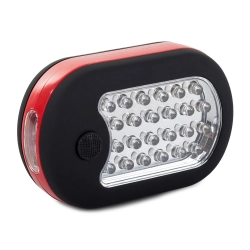 Latarka lampa warsztatowa magnes + wieszak 27 led