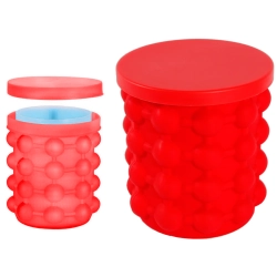 Forma do lodu silikonowa wiaderko kubek kostkarka kostki lodu foremka lód