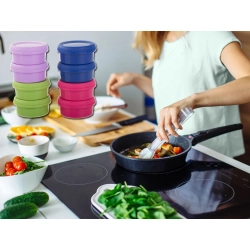 Pojemniki do sosów dipów na dipy sosy 80ml 8szt przykrywka zestaw dressing