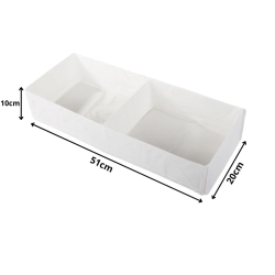 Organizer na bieliznę skarpetki do szuflady szafy wkład przegrody duże