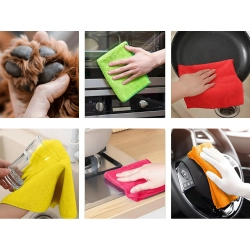 Ściereczki z mikrofibry ścierki czyściki zestaw 6 komplet do czyszczenia