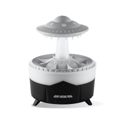 Nawilżacz powietrza dyfuzor zapachowy lampa led w kształcie ufo z pilotem