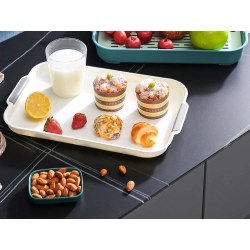 Taca kuchenna do serwowania śniadań napojów ciast deserów plastikowa