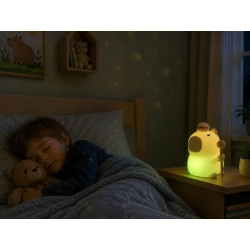 Lampka nocna kapibara dotykowa dla dzieci silikonowa USB RGB timer 30min - zdjęcie 7