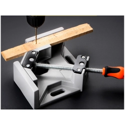 ŚCISK STOLARSKI ZACISK KĄTOWY MONTAŻOWY IMADŁO KĄT 90 NAROŻNE UCHWYT METAL - zdjęcie 2