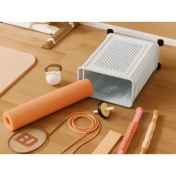 Kosz na kółkach na pranie bieliznę zabawki do przechowywania pojemny