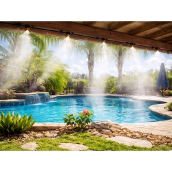 Zestaw do nawadniania kurtyna wodna system automatyczny 15m nawadniający