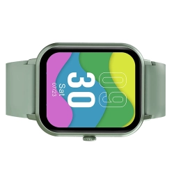 Smartwatch zegarek damski męski gumowy pasek sport bluetooth rozmowy zieleń