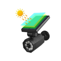 Lampa solarna 8 led wbijana ogrodowa czujnik zmierzchu ruchu do ogrodu