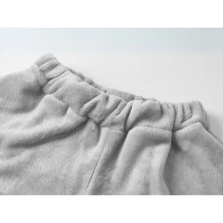 Ciepła piżama damska dwuczęściowa z kapturem miękka pluszowa krótkie l