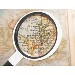 Lupa klasyczna szkło powiększające soczewka 75 4x