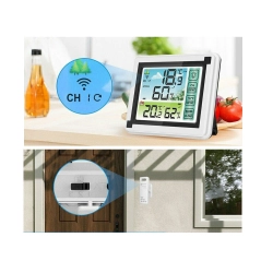 Bezprzewodowa stacja pogody pogodowa higrometr