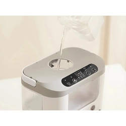 Wentylator z nawilżaczem wody na biurko usb rgb led 3 stopnie prędkości