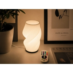 Lampka stołowa z wazonem na kwiaty LED RGB z pilotem 2 w 1