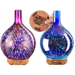 Nawilżacz powietrza aromaterapia dyfuzor zapachowy lampka nocna rgb 3d