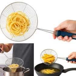 Cedzak łyżka sitko chochla do smażenia do pierogów frytek szumówka kuchenna