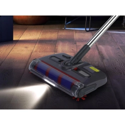 Odkurzacz bezprzewodowy ręczny obrotowy 360 szczotka elektryczna kaśka - zdjęcie 6