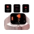 Smartwatch zegarek damski męski gumowy pasek sport bluetooth rozmowy różowy
