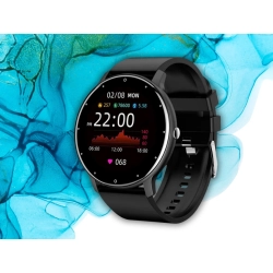 Smartwatch zegarek damski męski gumowy pasek sport bluetooth rozmowy