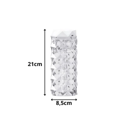 Nawilżacz powietrza dyfuzor zapachowy aromaterapia mgiełka usb rgb kryształ