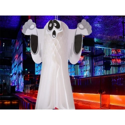 Duch zawieszka papierowa halloween duszek 3d składany z papieru dekoracja