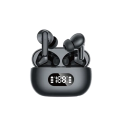 Słuchawki douszne bluetooth bezprzewodowe z etui ładującym led i mikrofonem