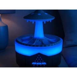 Nawilżacz powietrza dyfuzor zapachowy lampa led w kształcie ufo z pilotem