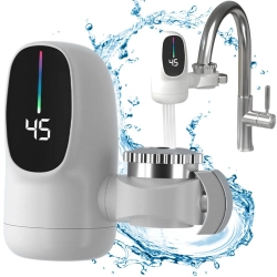 Elektryczny podgrzewacz wody do kranu lcd 3000w przepływowy z wyświetlaczem