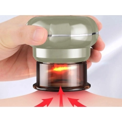 Bańka chińska masażer próżniowy rozgrzewająca 12 mocy zassysania bańki