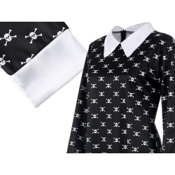 Sukienka wednesday addams strój kostium dla dzieci halloween przebranie 145