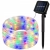 Lampki solarne ogrodowe LED wąż 7m 50 LED multikolor 8 trybów wodoodporne