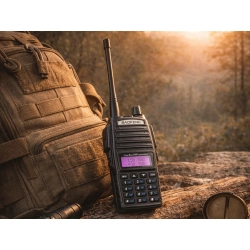 Krótkofalówka baofeng uv82 duży zasięg do 15km latarka 2800mah radiotelefon