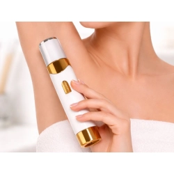 Depilator 4w1 do ciała nóg twarzy trymer do bikini brwi nosa golarka usb