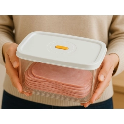 Pojemnik na żywność z pokrywką hermetyczny organizer do kuchni 2,5l 2500ml