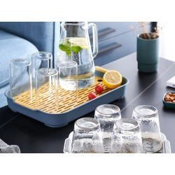 Taca kuchenna dwuwarstwowa z odpływem na naczynia warzywa owoce plastikowa