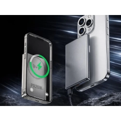 Powerbank szybkie ładowanie 5000 mah 20w usb-c usb-l qc 3.0 bezprzewodowy — zdjęcie 7
