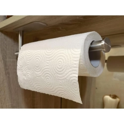 Uchwyt na ręcznik papierowy kuchenny samoprzylepny metalowy srebrny loft