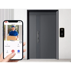 Wideodomofon video bezprzewodowy wideo wifi do furtki bramy aplikacja